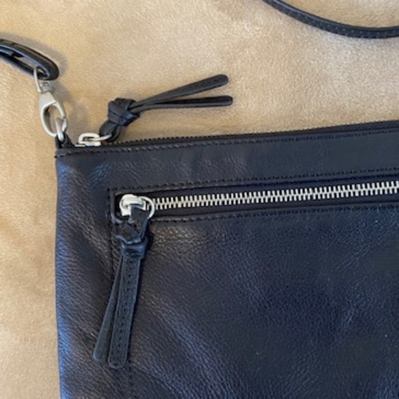 J.Jill Black Leather Crossbody Bag - Picture 3 of 11